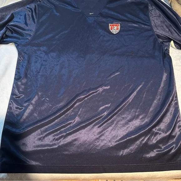 Vintage 90s Nike Team USA soccer Training Jersey - Picture 4 of 12